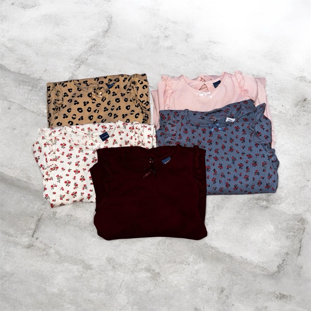 Old Navy girls ruffled jumpsuits Mixed Print & Solid Tops - Assorted Colors